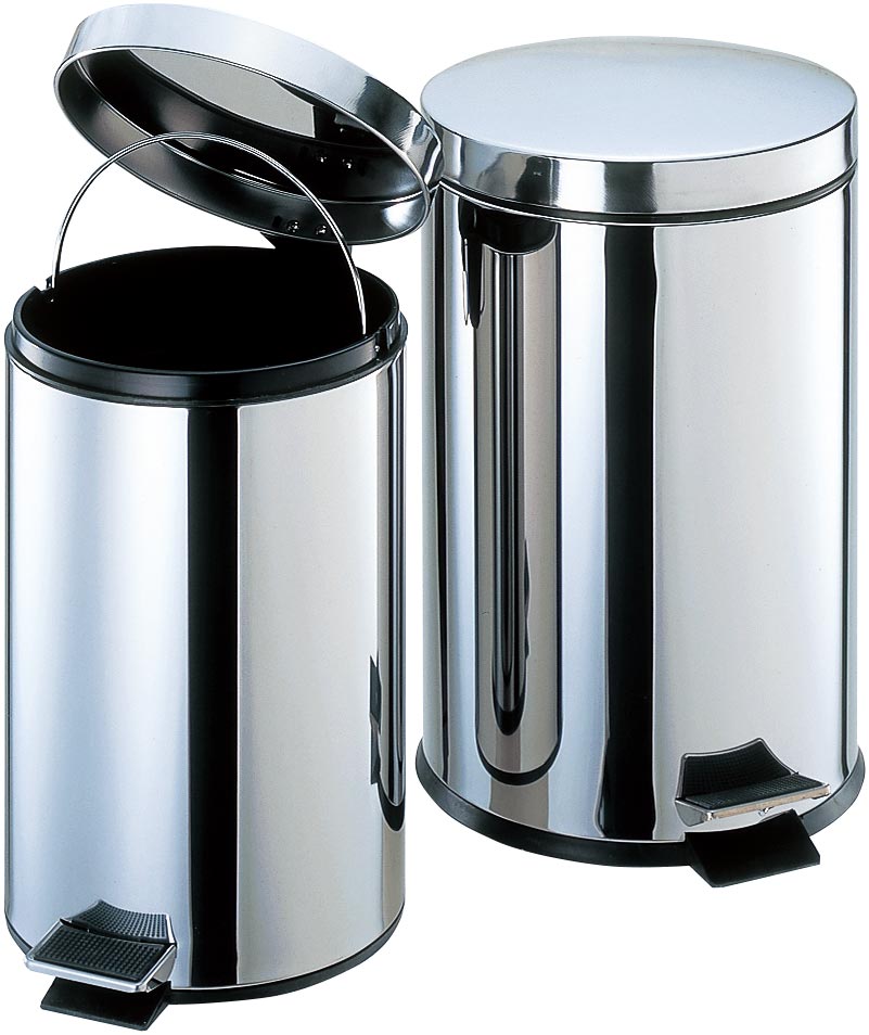SUS430 ペダル式ダストカン 20L | 株式会社オオモリ